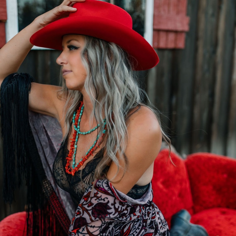 Red 7X Phemister custom genuine beaver cowboy hat, size 6 7/8.